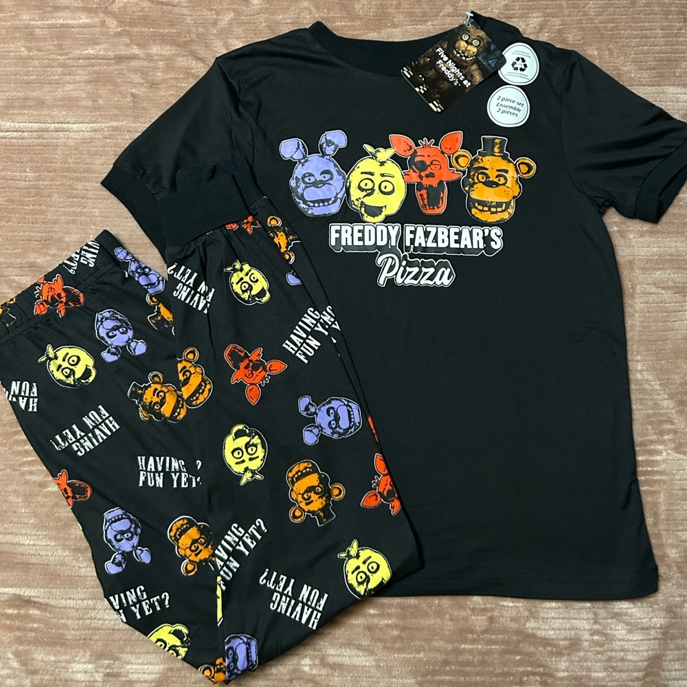 NWT- Kids Five Nights at Freddy’s Pajamas